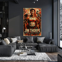 Jim Thorpe Legendary Athlete Poster