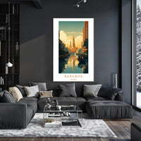 Serene Bangkok Skyline Poster PosterGoat
