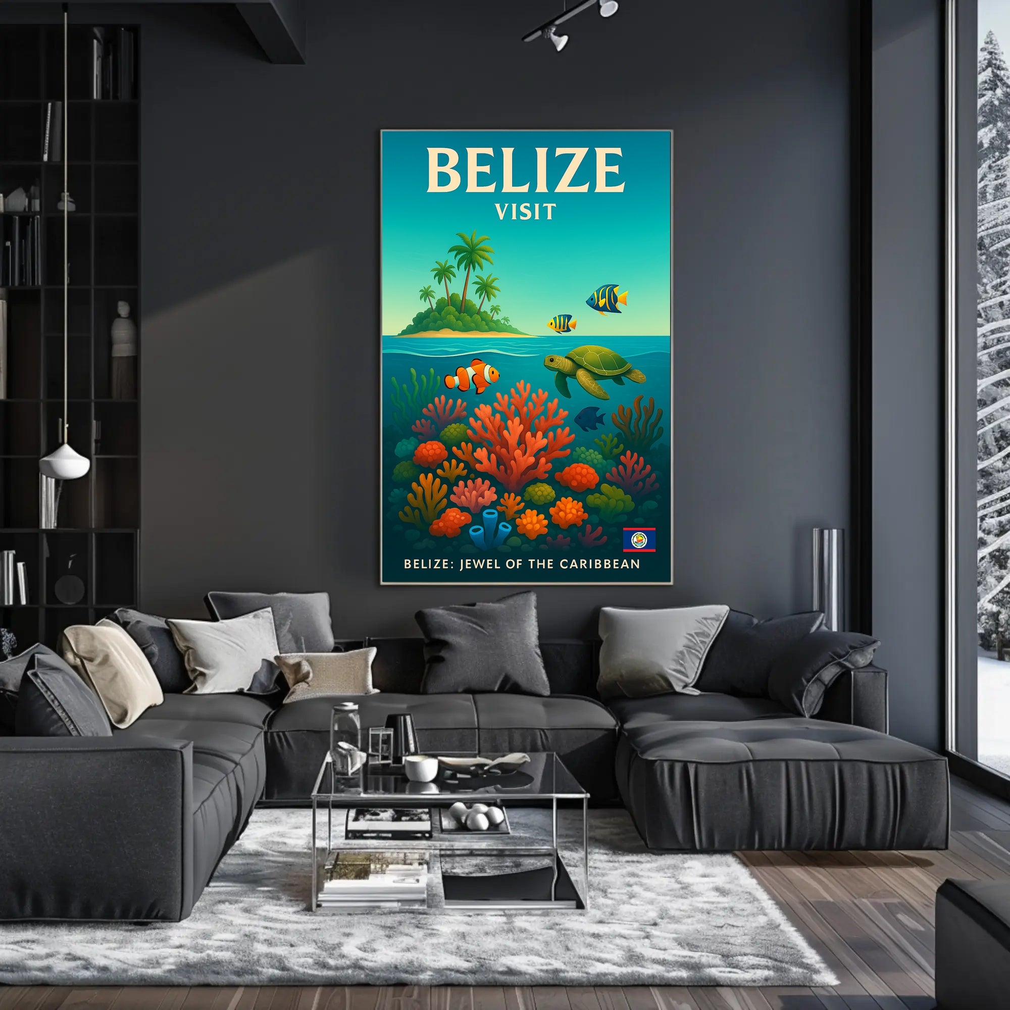 Explore Belize Poster PosterGoat