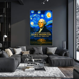 George Washington 1st President of the United States Presidential Masterpiece Series Poster