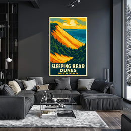 Sleeping Bear Dunes Michigan Poster