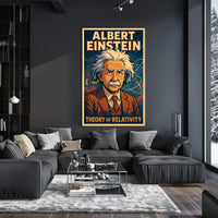 Albert Einstein Theory Of Relativity Poster