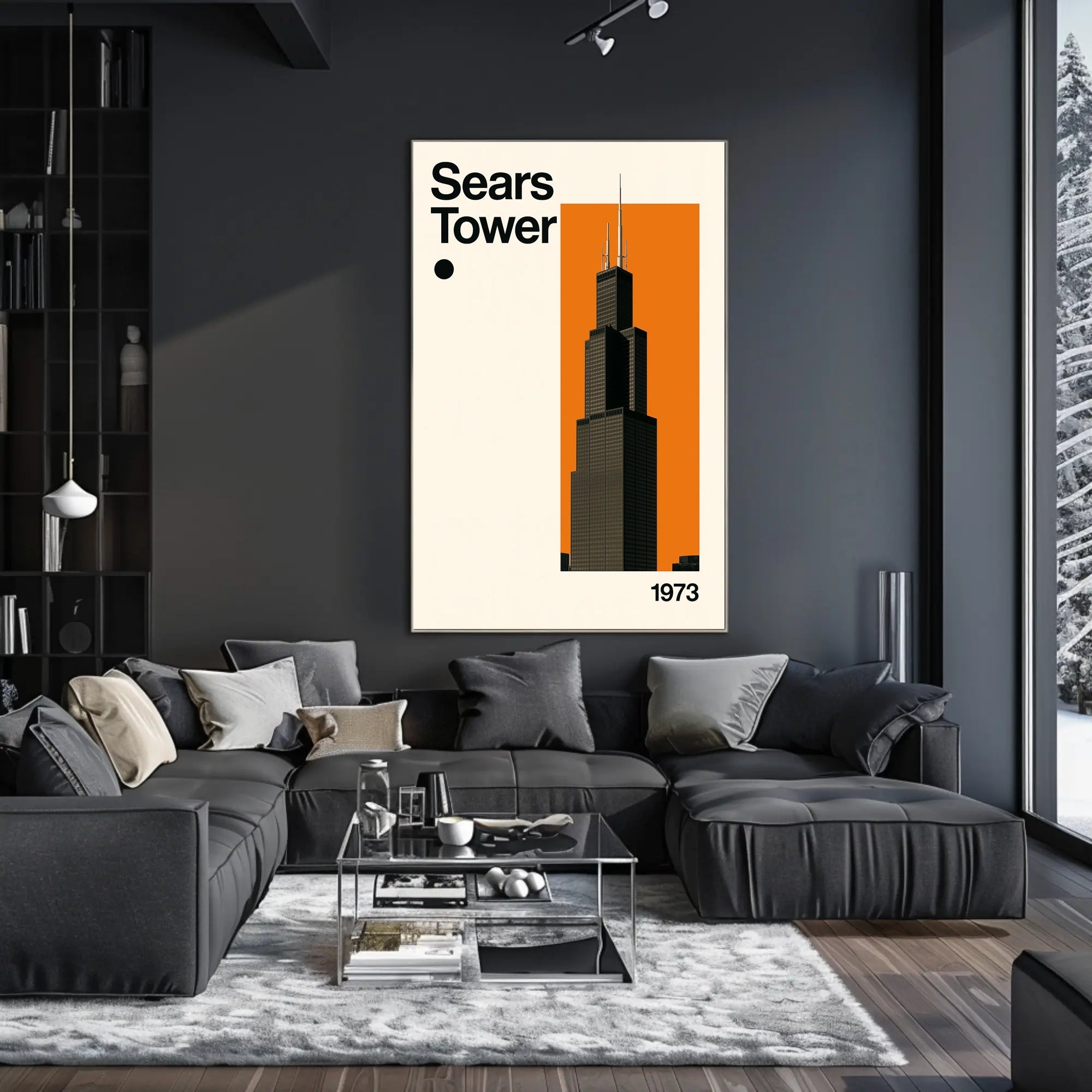 Sears Tower Travel Poster