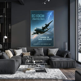EC-130H Electric Herc Poster PosterGoat
