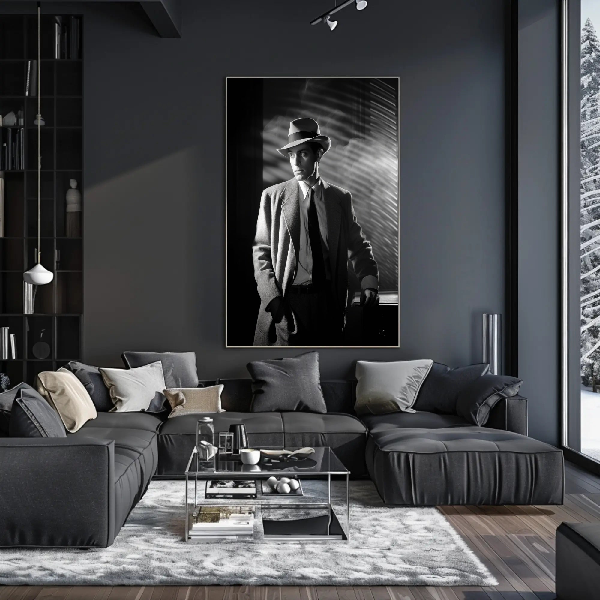 Classic Noir Detective Poster