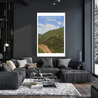 The Great Wall of China Travel Poster