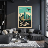 Visit Dallas, Texas Poster