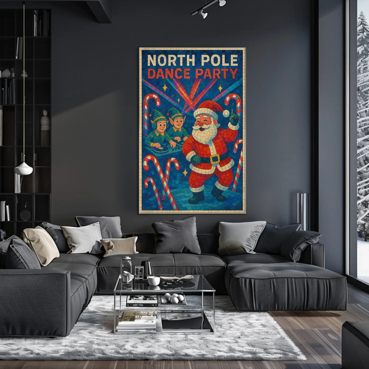 North Pole Dance Party Poster