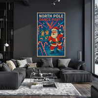 North Pole Dance Party Poster