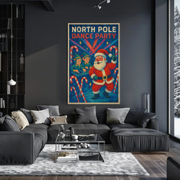 North Pole Dance Party Poster