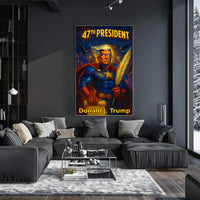 Donald Trump 47th President The Presidential Chronicles Poster PosterGoat