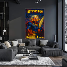 Donald Trump 47th President The Presidential Chronicles Poster PosterGoat