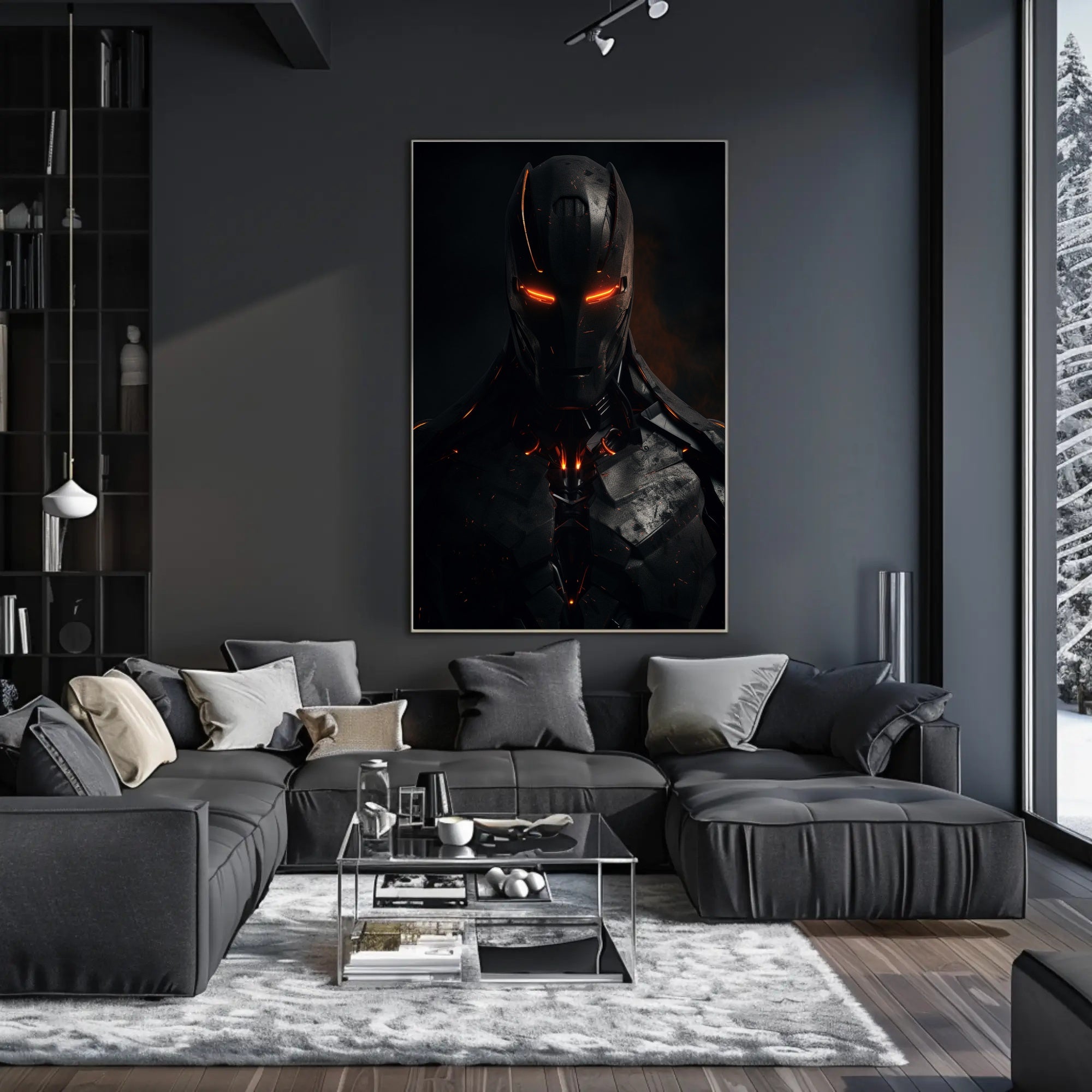 Futuristic Warrior Poster