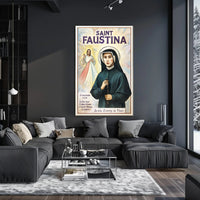 Saint Faustina Poster PosterGoat