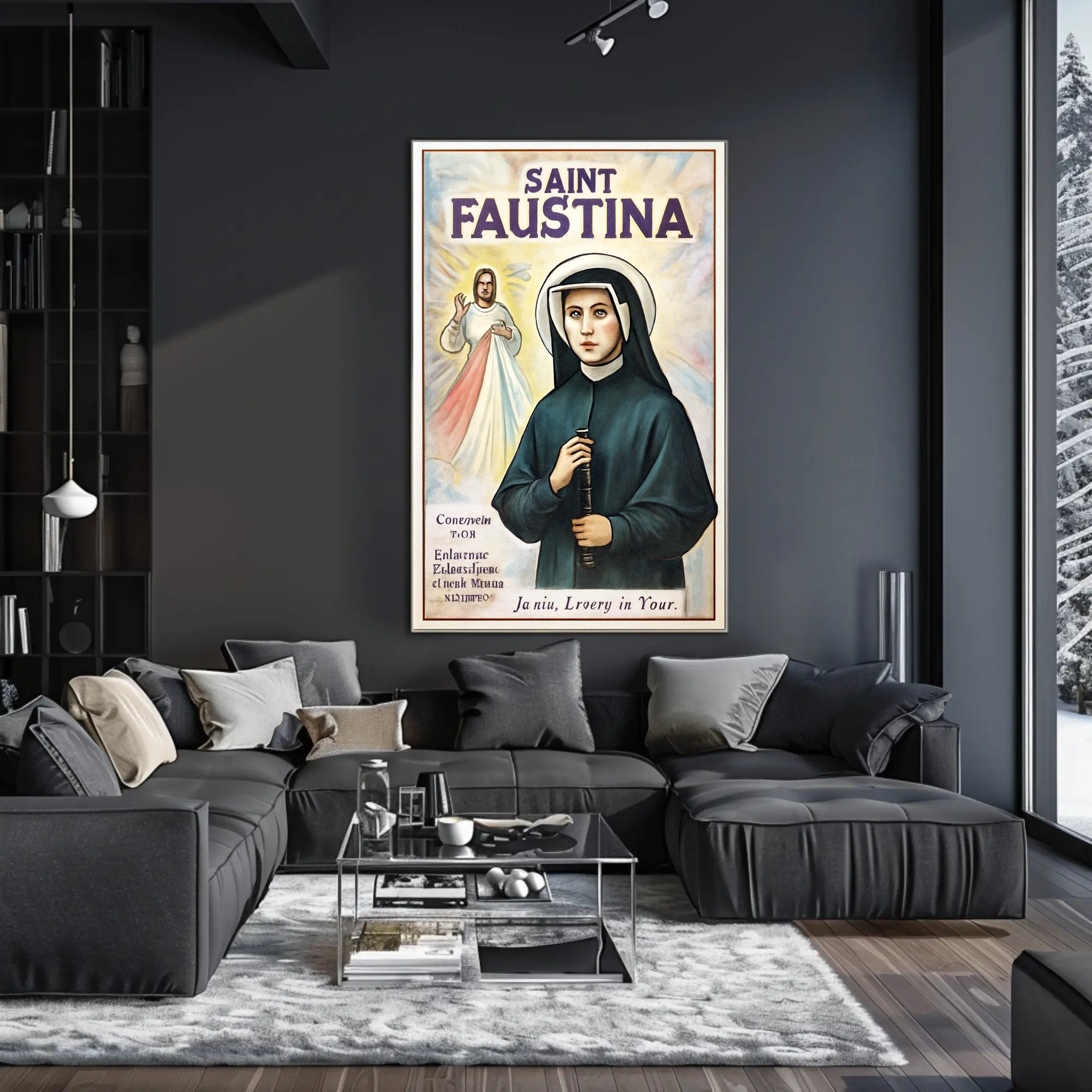 Saint Faustina Poster PosterGoat