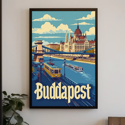 Budapest Cityscape Poster