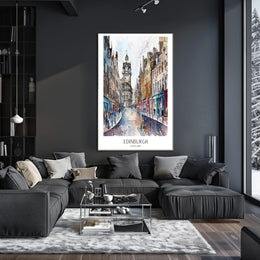 Edinburgh Streetscape Poster