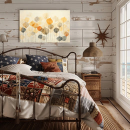 Autumn Leaves Abstraction Poster