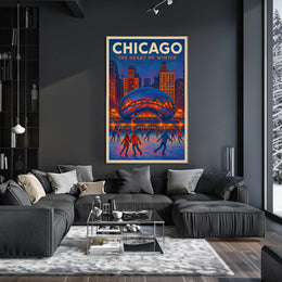 Chicago The Heart of Winter Poster