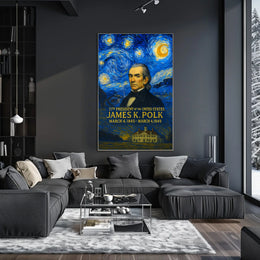 James K. Polk 11th President of the United States Presidential Masterpiece Series Poster