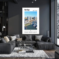 Herzliya Marina Escape: Inviting Urban Travel Poster PosterGoat