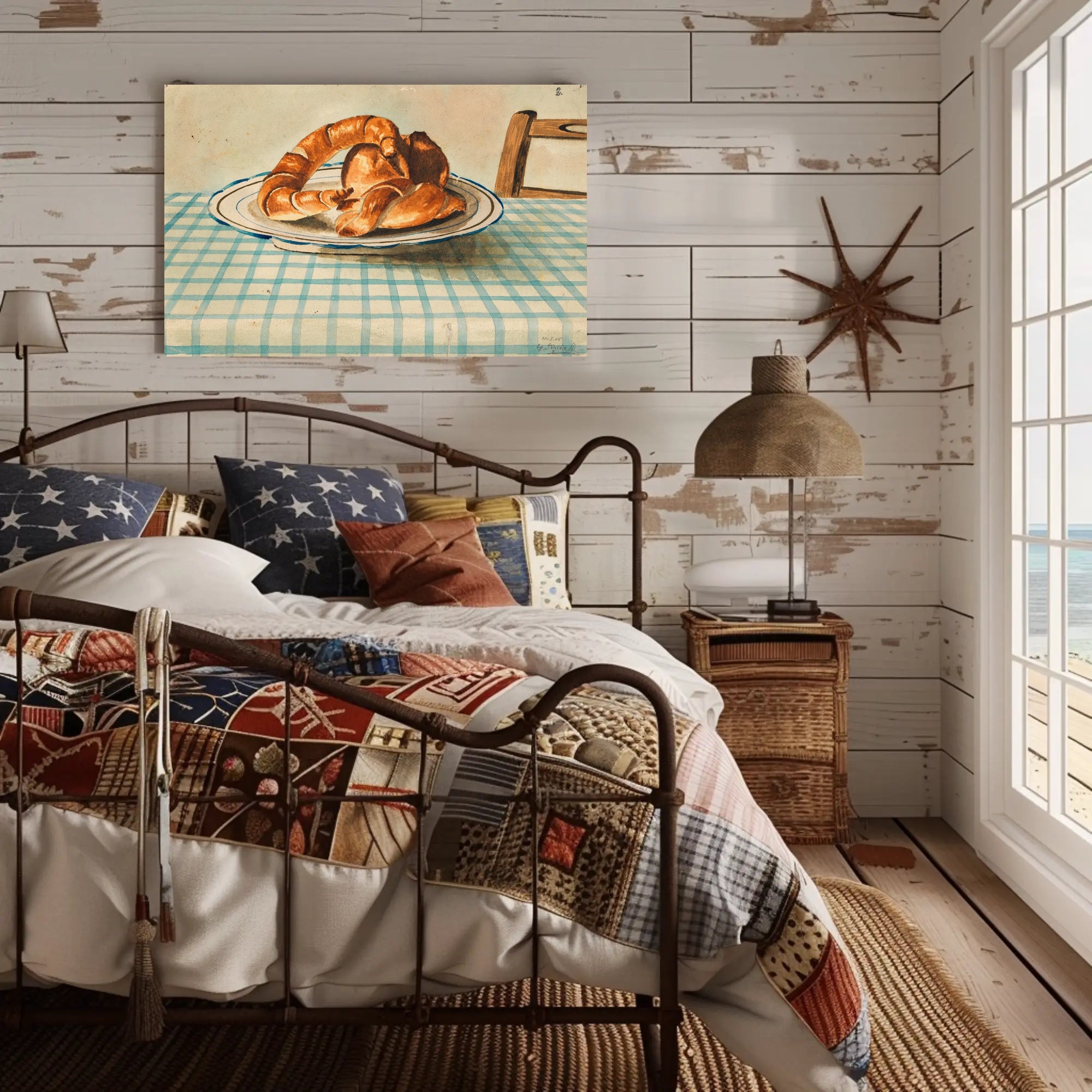 Cozy Breakfast Setting Poster