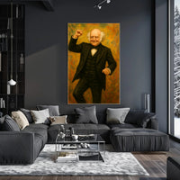 President Martin Van Buren Fist Pump Poster