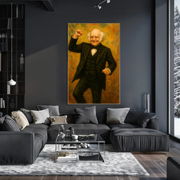 President Martin Van Buren Fist Pump Poster