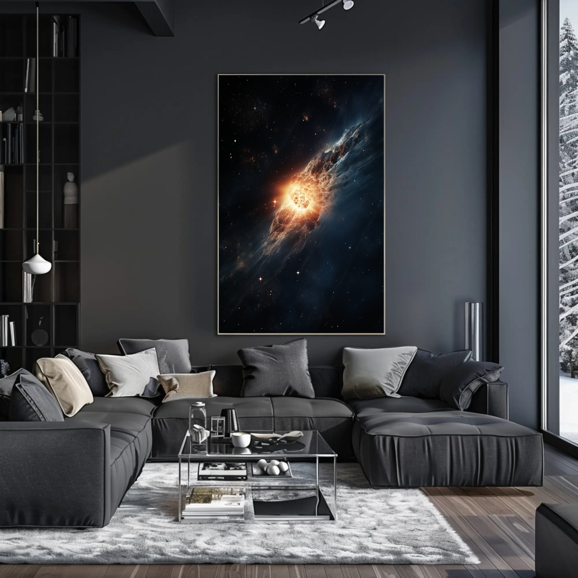 Cosmic Collision Poster