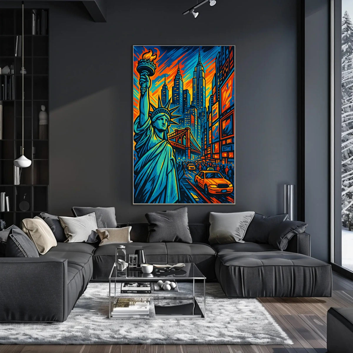 New York City Vibes Poster Wall Art Print NYC Decor