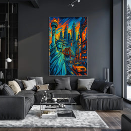 New York City Vibes Poster Wall Art Print NYC Decor