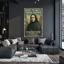Saint Frances Xavier Cabrini Poster