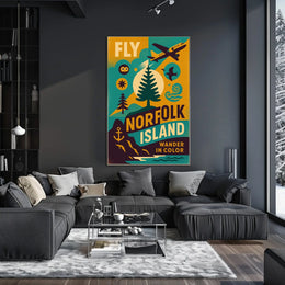 Fly to Norfolk Island Poster