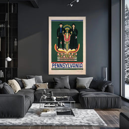 Costumes and Handicrafts of the Pennsylvania Germans Poster PosterGoat