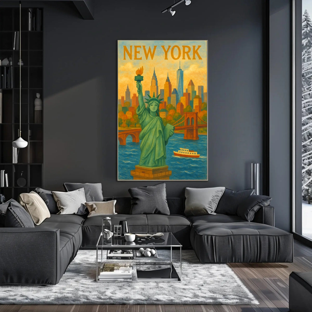 New York City Skyline Poster