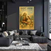 Saint Anne's Grace and Enlightenment Heritage Poster PosterGoat