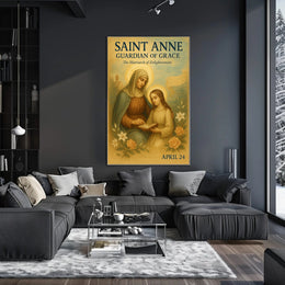 Saint Anne's Grace and Enlightenment Heritage Poster PosterGoat