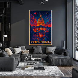 District Of Columbia Capitol Poster