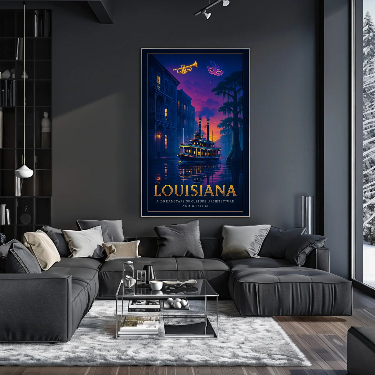 Louisiana A Dreamscape of Culture Poster