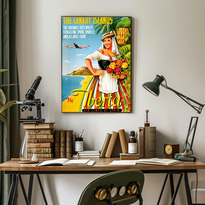 Canary Islands Travel Poster