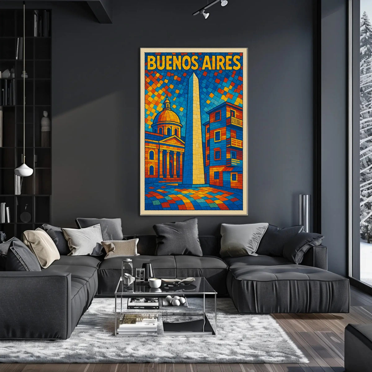 Buenos Aires Mosaic Poster