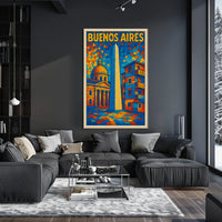 Buenos Aires Mosaic Poster
