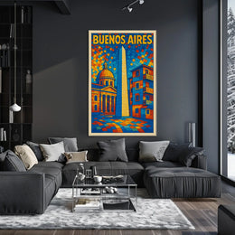 Buenos Aires Mosaic Poster