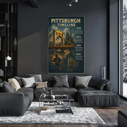 Pittsburgh Timeline Poster