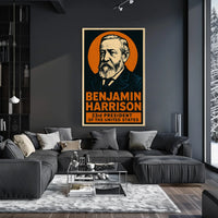 Benjamin Harrison 23rd President Poster