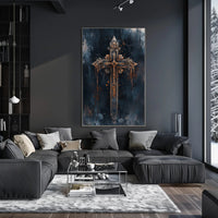 Ornate Gothic Cross Poster