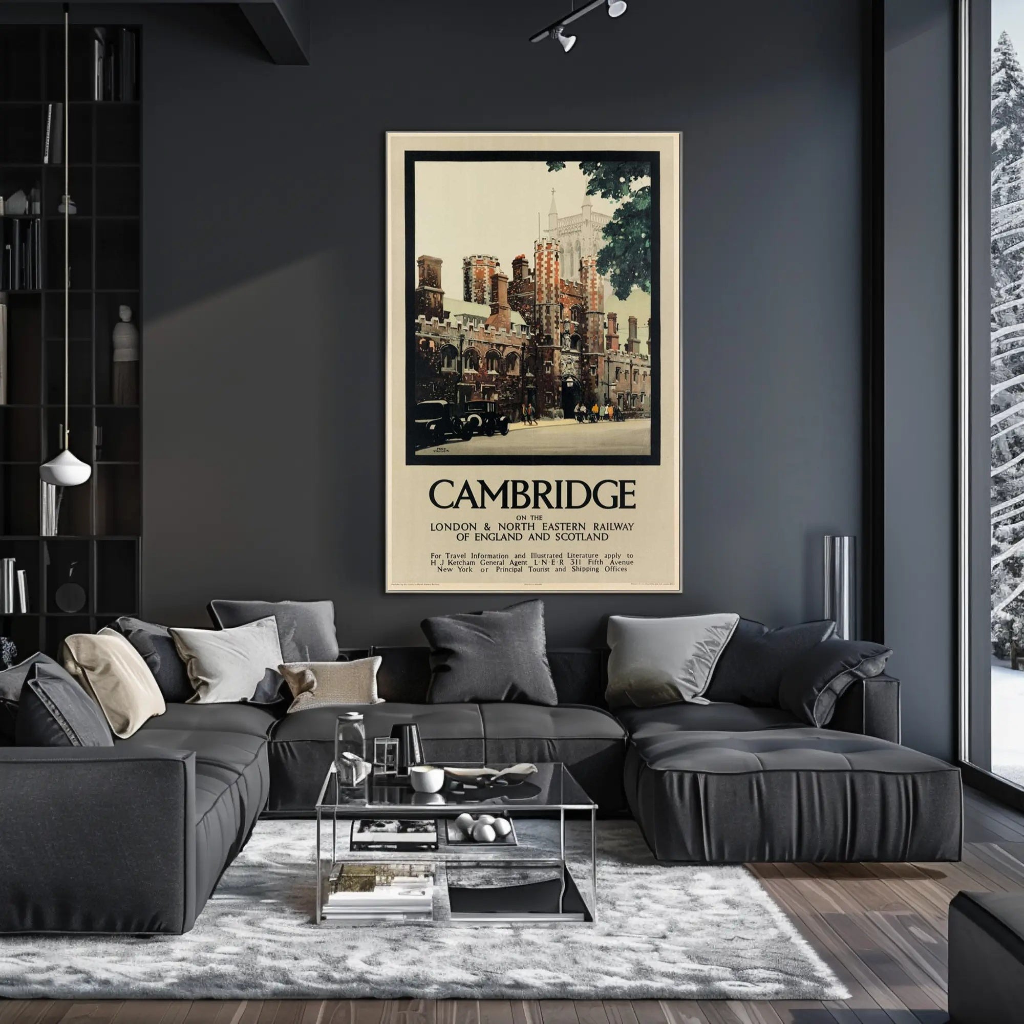 Cambridge Travel Nostalgia: Historic Railway Poster PosterGoat