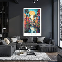Venice Canals Los Angeles Poster