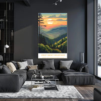 Great Smoky Mountains National Park Sunrise Poster