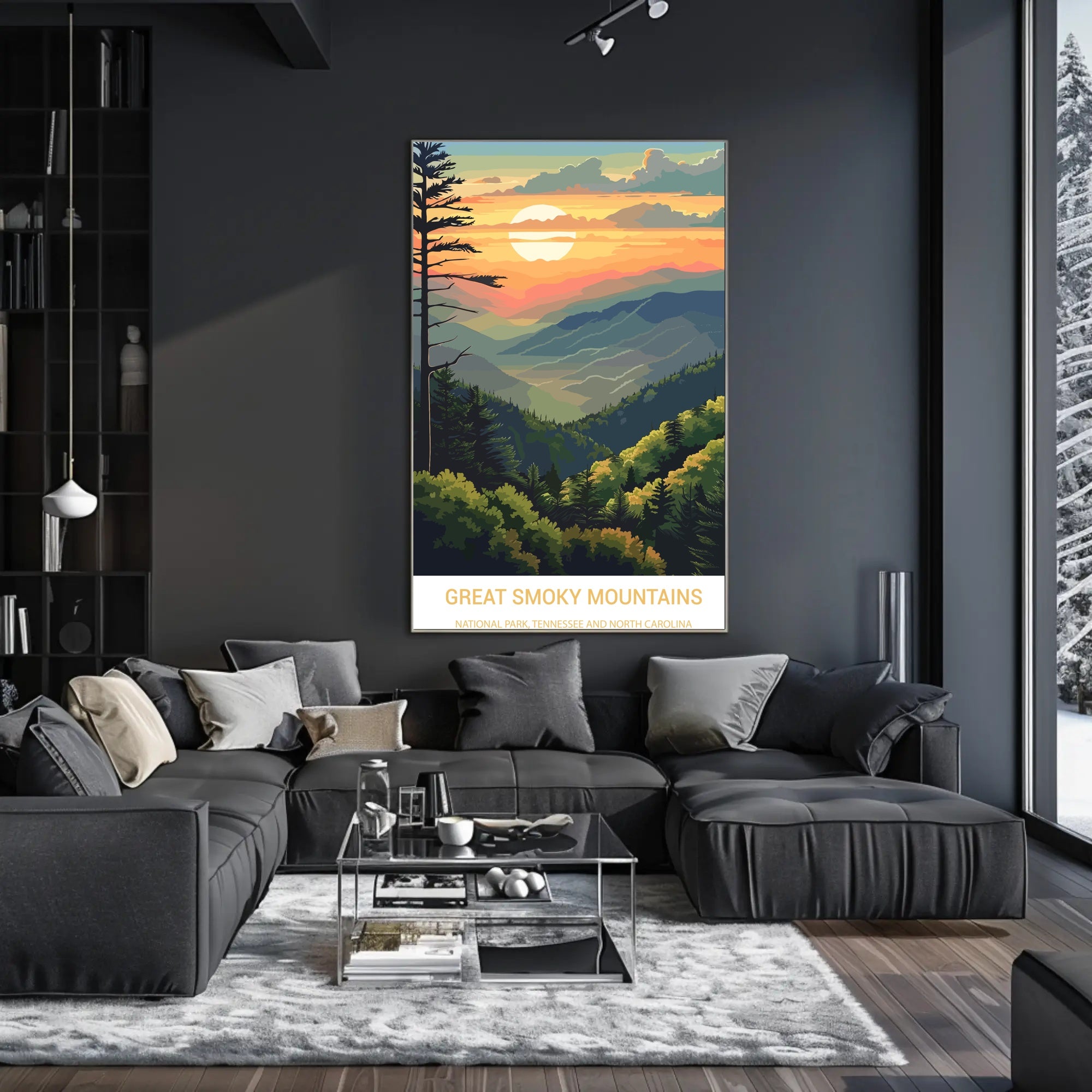 Great Smoky Mountains National Park Sunrise Poster